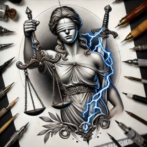 3d-themis-tattoo – tattoo design ideas free ai generated – realism-ink-layering – for-nape – Gallery: themis-inkby-ai