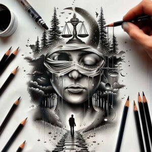 energy-themis-tattoo – tattoo design ideas free ai generated – realism-vivid-detail – for-lower-arm – Gallery: themis-inkby-ai