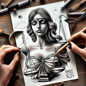harmony-motif-tattoo – tattoo design ideas free ai generated – realism-optical-illusion – for-stomach – Gallery: themis-inkby-ai