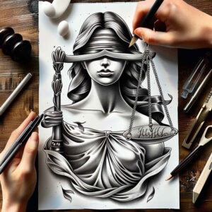 power-symbol-tattoo – tattoo design ideas free ai generated – realism-contour-shading – for-upper-arm – Gallery: themis-inkby-ai
