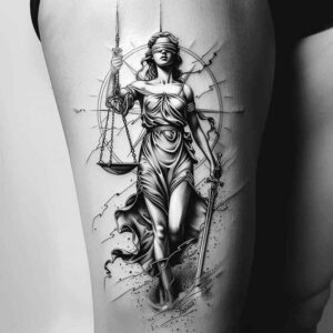 shadow-and-light-tattoo – tattoo design ideas free ai generated – realism-perfect-proportions – for-biceps – Gallery: themis-inkby-ai