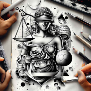 strength-motif-tattoo – tattoo design ideas free ai generated – neotraditional-accent-shading – for-shoulder – Gallery: themis-inkby-ai