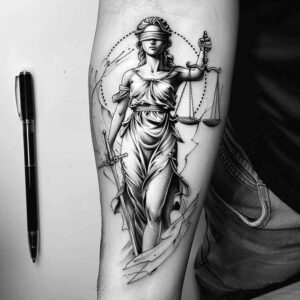 sword-tattoo – tattoo design ideas free ai generated – realism-glowing-edges – for-wrist-side – Gallery: themis-inkby-ai