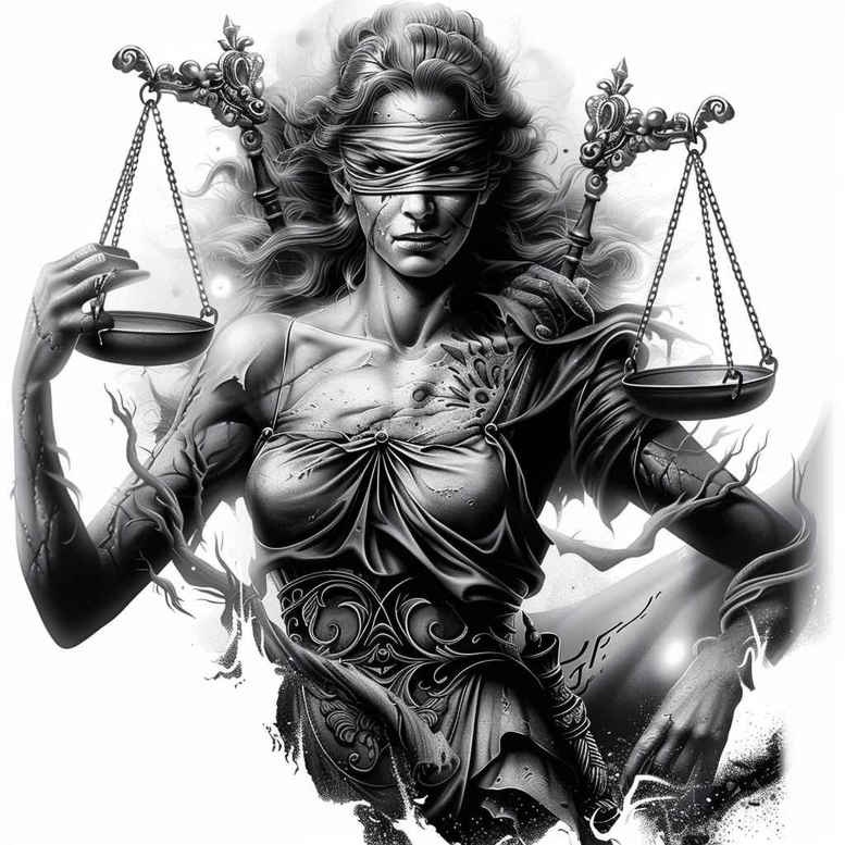 themis tattoo design ideas beyond reality balance symbol meaning resilience