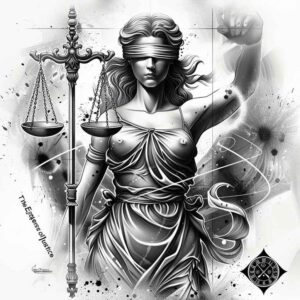 themis tattoo design ideas modern classic impartiality symbolising endurance