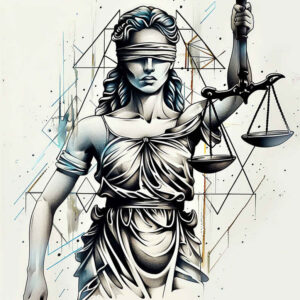 themis tattoo design ideas layered color truth balance for ribs