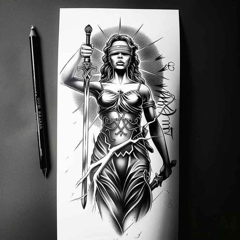 wave-tattoo – tattoo design ideas free ai generated – neotraditional-classic-motifs – for-knee – Gallery: themis-inkby-ai