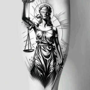 wave-tattoo – tattoo design ideas free ai generated – realism-ultra-detailed – for-upper-chest – Gallery: themis-inkby-ai