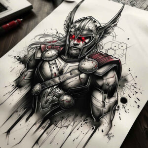 power-symbol-tattoo-realism-transparent-layer-for-fingers – tattoo design ideas free ai generated – Gallery: thor-inkby-ai