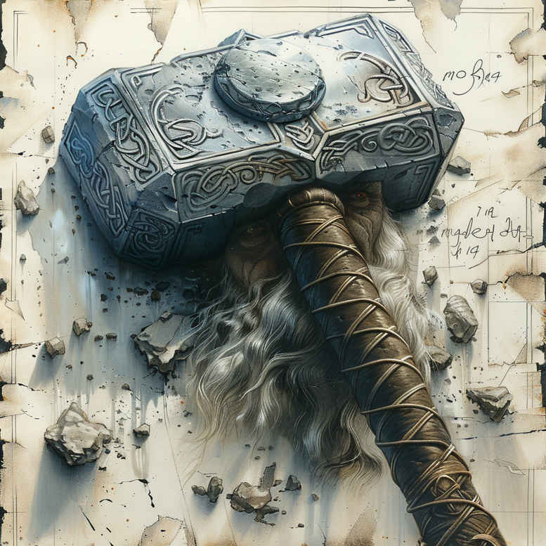 war-god-tattoo-neotraditional-decorative-detail-for-lower-arm – tattoo design ideas free ai generated – Gallery: thor-inkby-ai