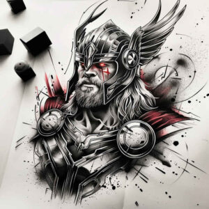 fire-motif-tattoo-realism-optical-illusion-for-elbow – tattoo design ideas free ai generated – Gallery: thor-inkby-ai