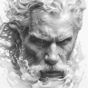 thor tattoo design ideas Realism full detail divine hammer resilience and power