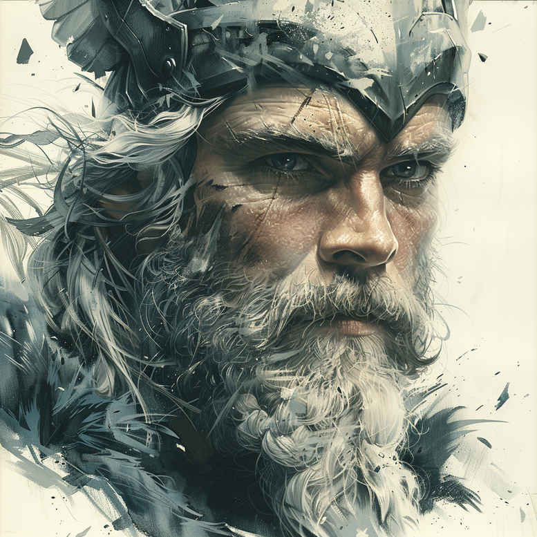 thor tattoo design ideas Surrealism blurred edges divine rage for calf