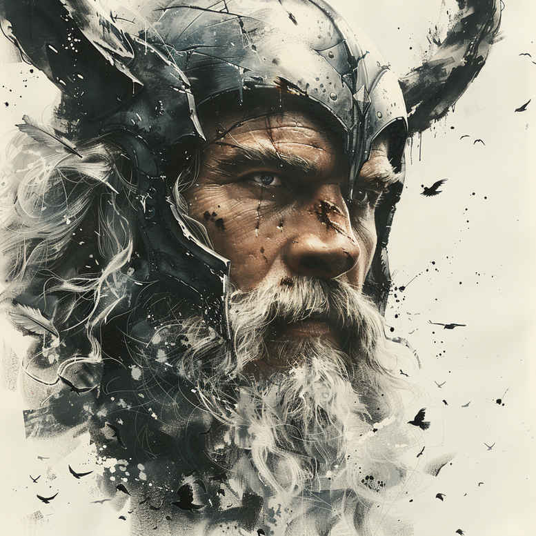 thor tattoo design ideas black-and-white nordic power for temple