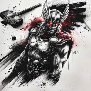 thor tattoo design ideas form fidelity old norse for side