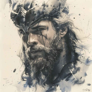 thor tattoo design ideas macro storm symbol for shin
