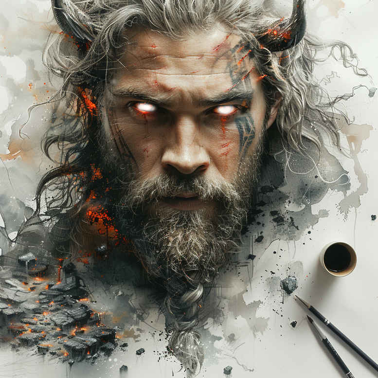light-effect-tattoo-for-men-neotraditional-rich-shading-for-neck – tattoo design ideas free ai generated – Gallery: thor-inkby-ai