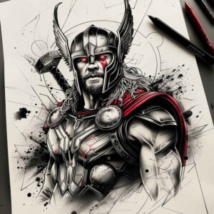 elements-motif-tattoo-realism-rich-blacks-for-wrist – tattoo design ideas free ai generated – Gallery: thor-inkby-ai