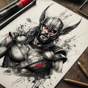 power-symbolism-tattoo-surrealism-enigmatic-visuals-for-arm – tattoo design ideas free ai generated – Gallery: thor-inkby-ai