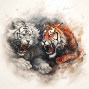 for-women – tattoo design ideas free ai generated – realism-vivid-detail – for-heel – Gallery: tigers-inkby-ai