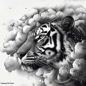 mystical-tiger – tattoo design ideas free ai generated – neotraditional-vivid-detail – for-temple – Gallery: tigers-inkby-ai