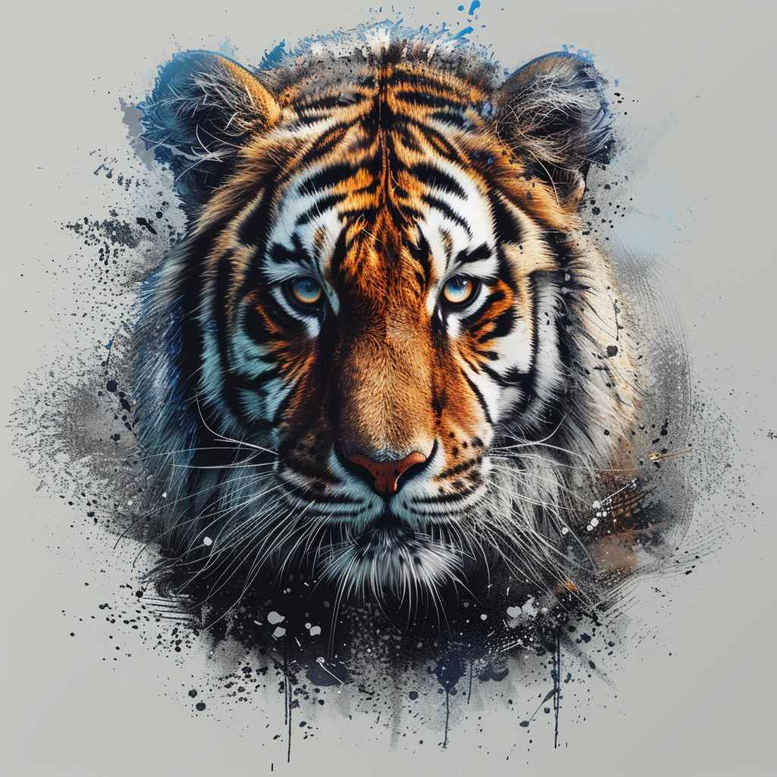 realistic-tiger – tattoo design ideas free ai generated – realism-detailed-rendering – for-forearm – Gallery: tigers-inkby-ai
