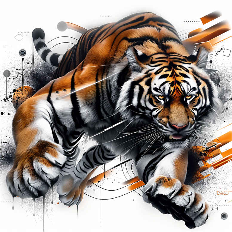 tigers tattoo design ideas Realism crisp detail apex predator for temple