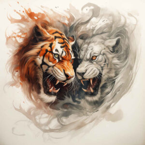 tigers tattoo design ideas hyper-detailed bold presence shows strength