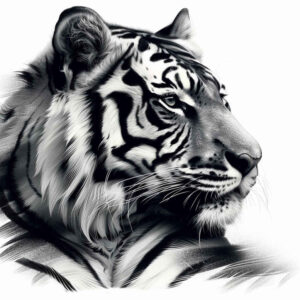 tigers tattoo design ideas bright color claw force shows resilience