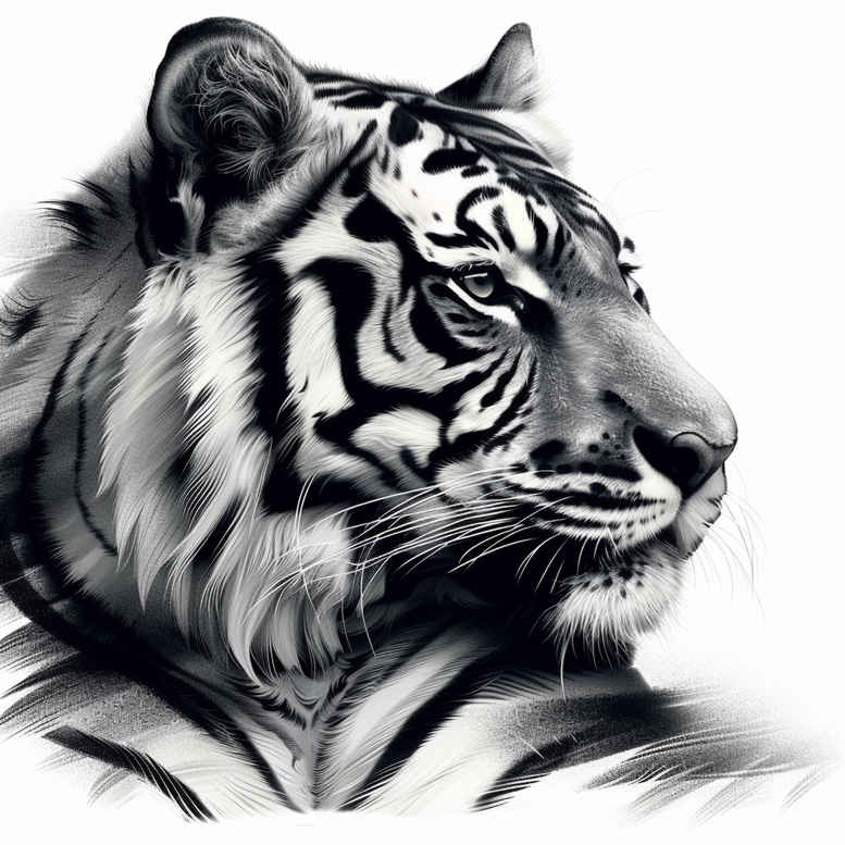 tigers tattoo design ideas bright color claw force shows resilience
