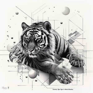 tigers tattoo design ideas Realism refined lines elegant killer for calf