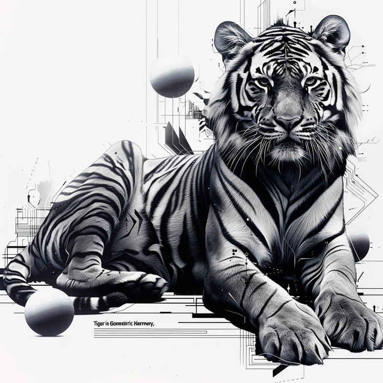 tigers tattoo design ideas Surrealism illusionary elegant killer shows endurance