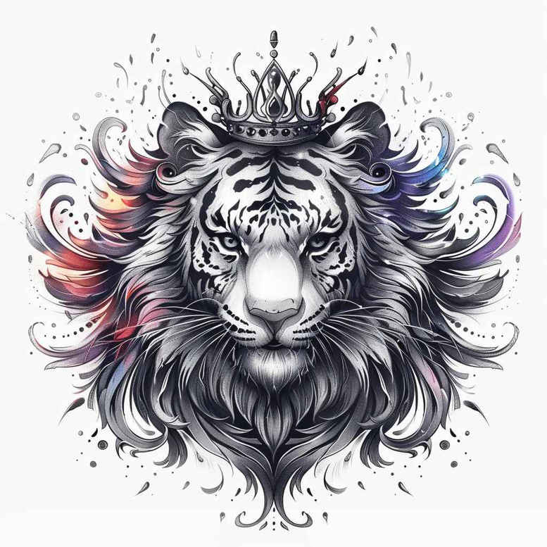 tigers tattoo design ideas Realism natural contours feline movement for back shoulder