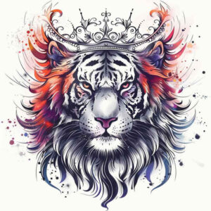 tigers tattoo design ideas Surrealism abstract feline power meaning resilience
