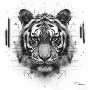 tigers tattoo design ideas realistic movement feline strength stands for determination