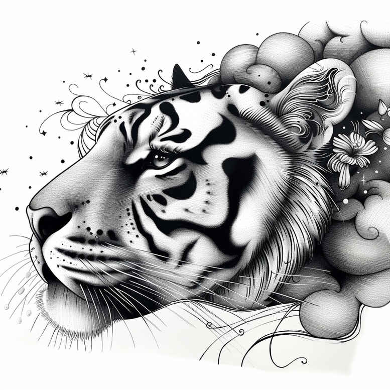 tigers tattoo design ideas depth perception jungle king for scapula