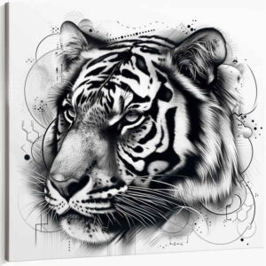 tigers tattoo design ideas Realism photo-like tattoo jungle roar symbolising determination