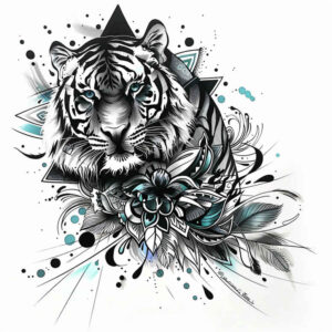 tigers tattoo design ideas Realism realistic perspective jungle royalty shows courage