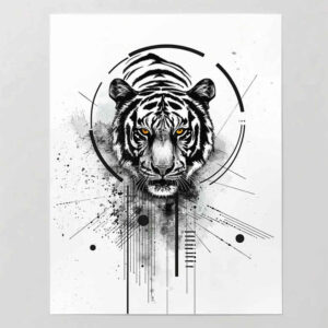 tigers tattoo design ideas detailed textures orange fury symbol of courage