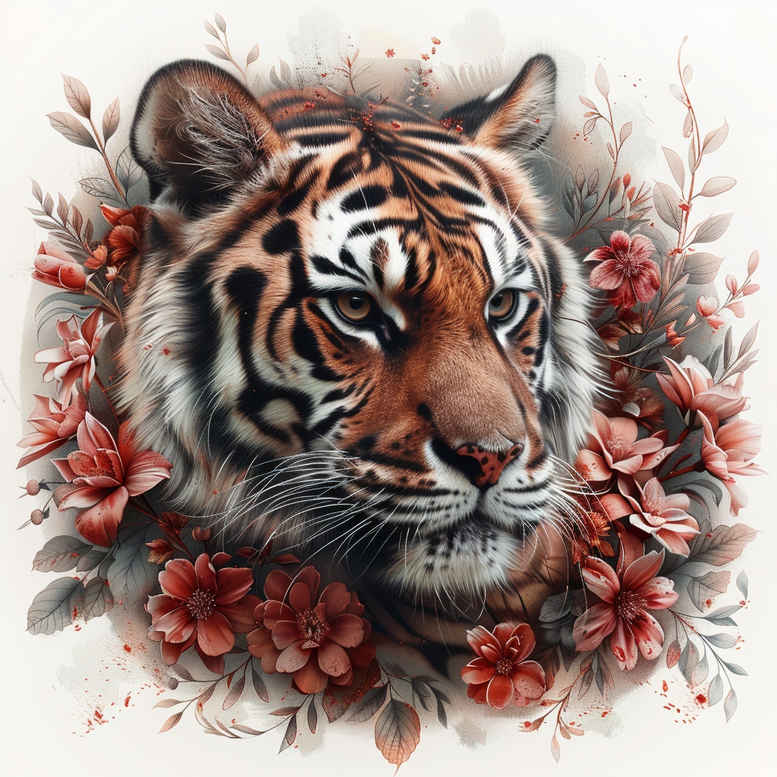 tigers tattoo design ideas Realism micro detail primal energy for biceps