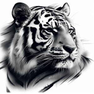 tigers tattoo design ideas layered fill primal glare resilience and power