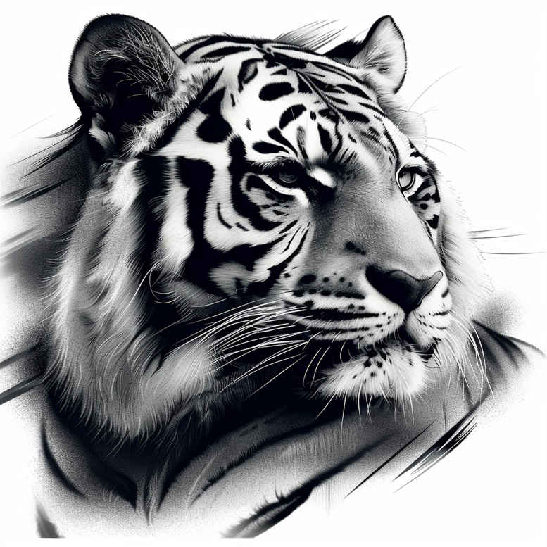 tigers tattoo design ideas layered fill primal glare resilience and power