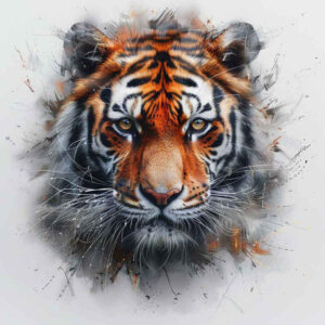 tigers tattoo design ideas accent shading raw grace for lower leg