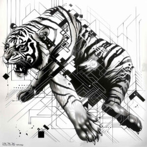 tigers tattoo design ideas Realism realistic lighting sharp eyes for knee