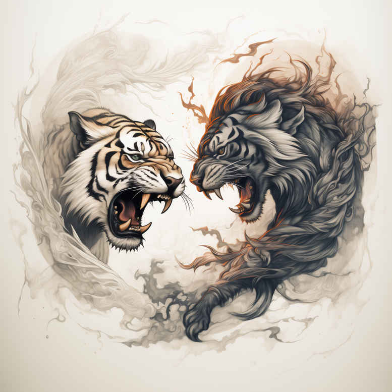 tigers tattoo design ideas subtle highlights silent hunter for side