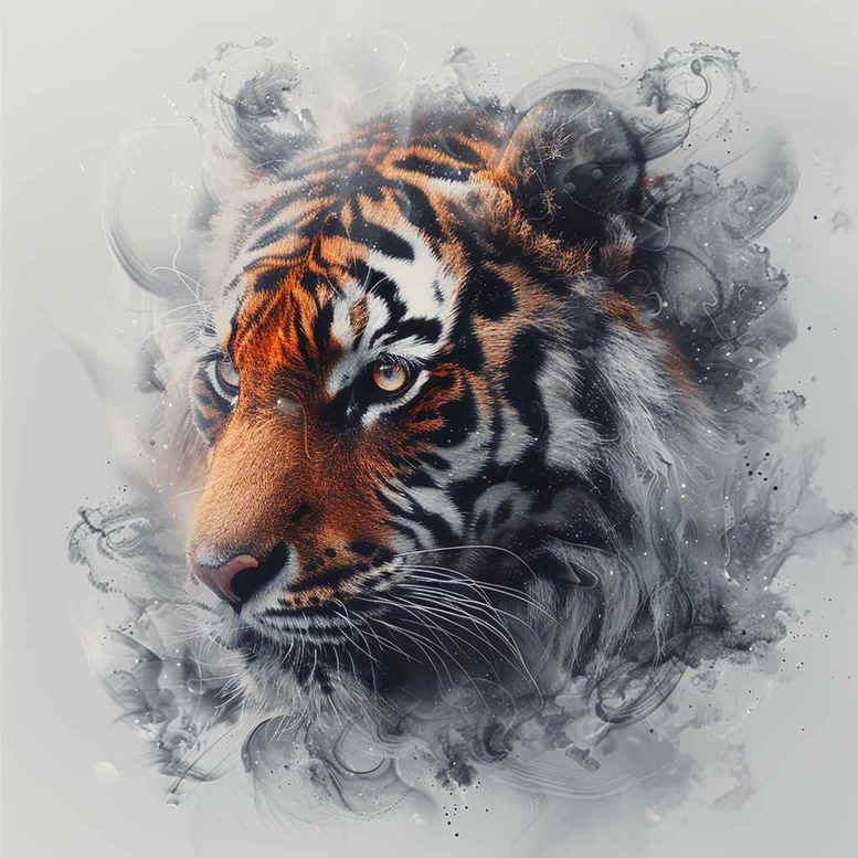 tigers tattoo design ideas balanced color silent hunter for upper back