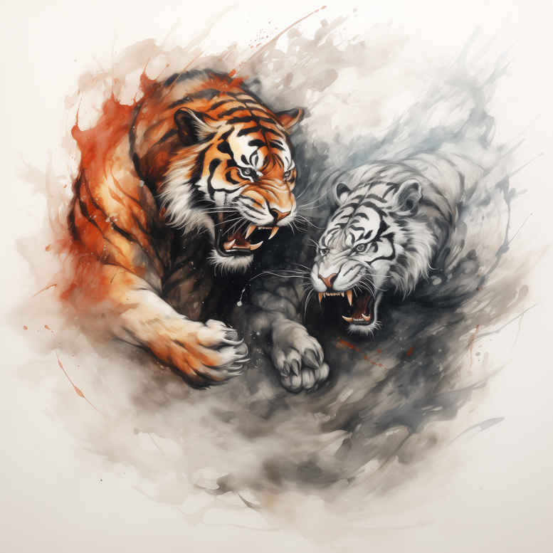 tigers tattoo design ideas crisp stealth beast embodying strength