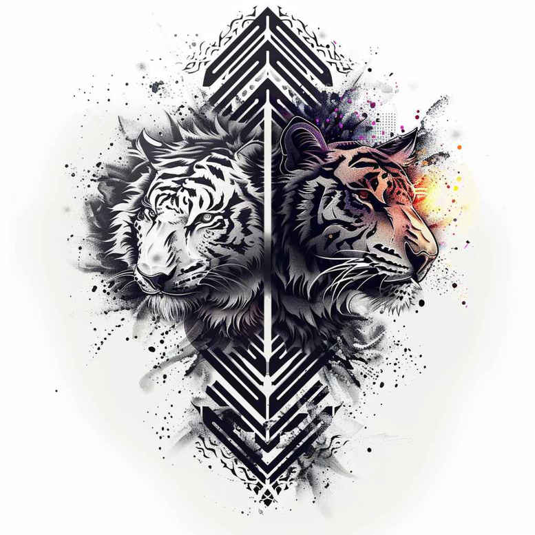 tigers tattoo design ideas light play tattoo wildness for shoulder