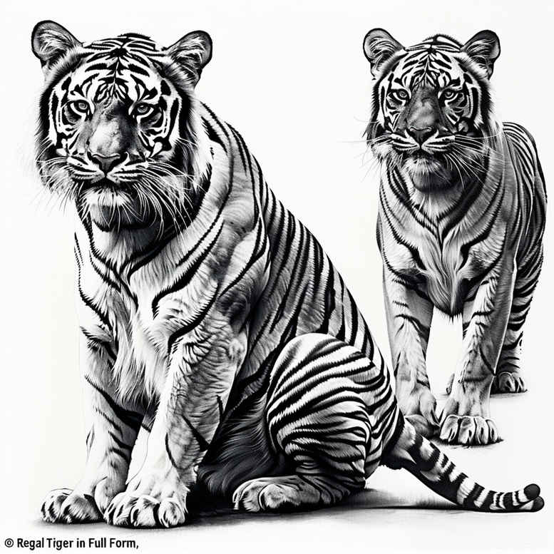 tigers tattoo design ideas decorative detail tattoo wildness for sternum
