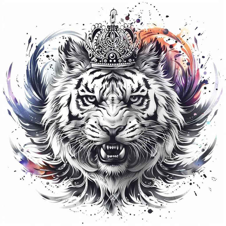tigers tattoo design ideas Realism realistic dimension tattoo wildness represents endurance